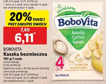 Lidl BOBOVITA Kaszka bezmleczna oferta