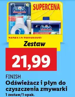 Lidl FINISH Odświeżacz i płyn do czyszczenia zmywarki oferta