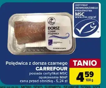 Carrefour Market Polędwica z dorsza czarnego Carrefour targ świeżości oferta