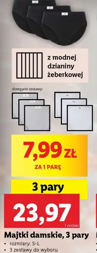 Lidl Majtki damskie oferta