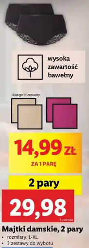 Lidl Majtki damskie oferta