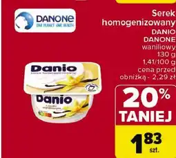 Carrefour Market Serek waniliowy Danone danio oferta