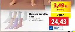 Lidl Skarpetki damskie oferta