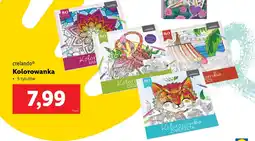Lidl crelando Kolorowanka oferta
