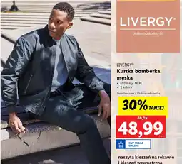 Lidl LIVERGY Kurtka bomberka męska oferta