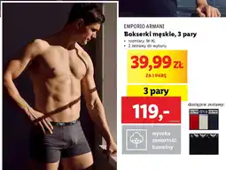 Lidl EMPORIO ARMANI Bokserki męskie oferta