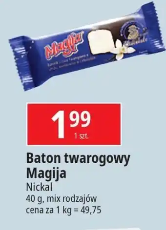 E.Leclerc Batonik z masy twarogowej o smaku waniliowym Magija oferta