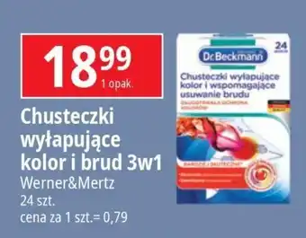 E.Leclerc Chusteczki wyłapujące kolor i wspomagające usuwanie brudu Dr. Beckmann oferta