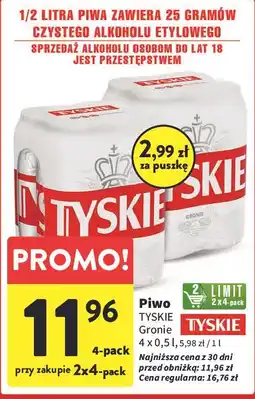 Intermarche Piwo Tyskie Gronie oferta
