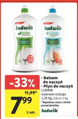 Intermarche Płyn do mycia naczyń miętowy Ludwik oferta