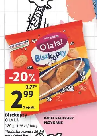 Intermarche Biszkopty O La La! oferta