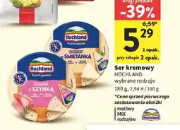 Intermarche Ser kremowy z szynką Hochland oferta