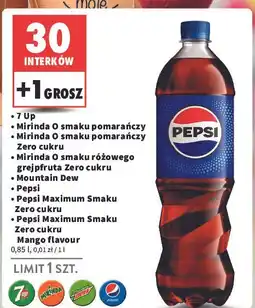 Intermarche Napój różowy grejpfrut Mirinda Free oferta