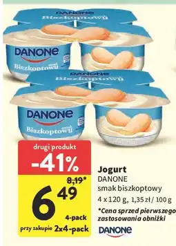 Intermarche Jogurt biszkoptowy Danone Kremowy oferta