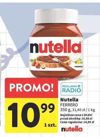 Intermarche Krem czekoladowo-orzechowy Nutella oferta