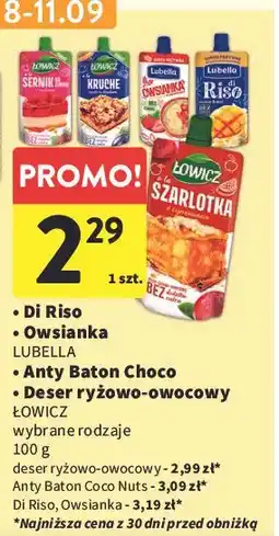 Intermarche Deser a la sernik na zimno z malinami Łowicz oferta