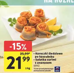 Intermarche Koreczki śledziowe kaszubskie Seko oferta