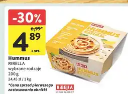 Intermarche Hummus natural Ribella oferta