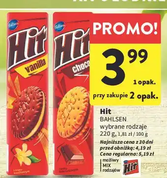 Intermarche Ciastka waniliowe Hit oferta