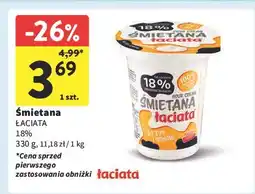 Intermarche Śmietana 18% Łaciata oferta
