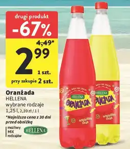 Intermarche Oranżada czerwona Hellena oferta