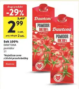 Intermarche Sok pomidorowy Dawtona oferta