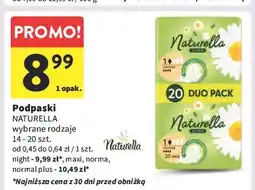 Intermarche Podpaski higieniczne normal 2-pak Naturella Ultra oferta