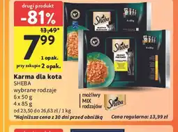 Intermarche Karma dla kota smaki drobiowe Sheba Delicacy In Jelly oferta