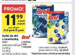 Intermarche Zawieszka do wc eukaliptus Bref Color Aktiv (Wcześniej Blue Active) oferta