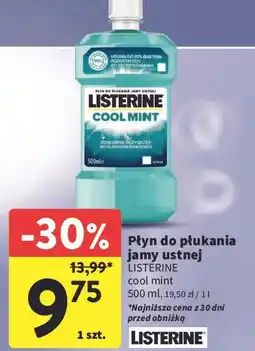 Intermarche Płyn do płukania ust Listerine Cool Mint oferta