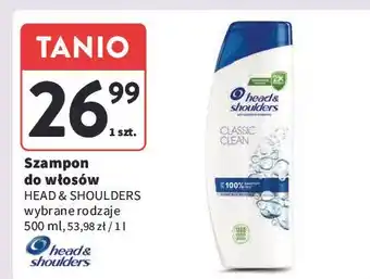 Intermarche Szampon do włosów classic clean Head&Shoulders oferta