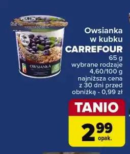 Carrefour Market Owsianka chia i czarna jagoda Carrefour extra oferta