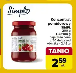 Carrefour Market Koncentrat pomidorowy 30% Simpl oferta