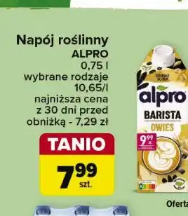 Carrefour Market Napój owies barista Alpro oferta