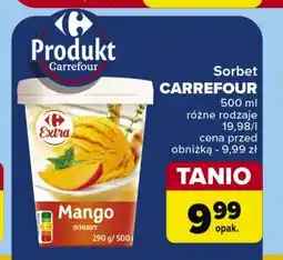 Carrefour Market Sorbet mango Carrefour extra oferta