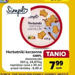 Carrefour Market Herbatniki korzenne dzwoneczki Simpl oferta