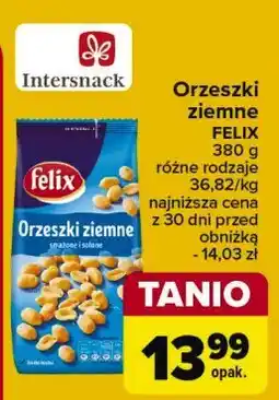 Carrefour Market Orzeszki ziemne smażone i solone Felix oferta