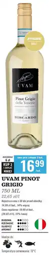 Biedronka Wino Uvam Pinot Grigio oferta