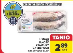 Carrefour Market Pstrąg patroszony Jakość Z Natury Carrefour oferta