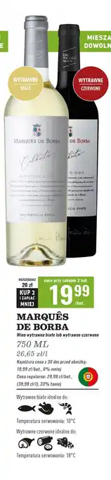 Biedronka Wino Marques De Borba Alentejo oferta