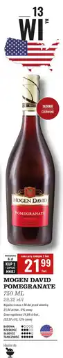 Biedronka Wino Mogen David Pomegranate oferta