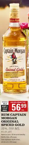 Biedronka Rum Captain Morgan Spiced Gold oferta