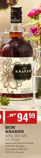 Biedronka Rum The Kraken Black Spiced oferta