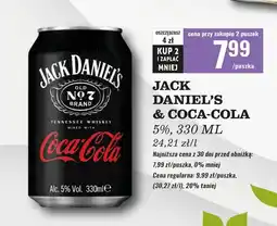Biedronka Drink Jack Daniel's & Cola oferta
