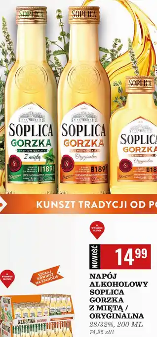 Biedronka Wódka Soplica Gorzka Z Miętą oferta