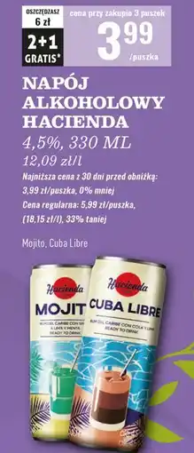 Drink mojito Hacienda Caribe