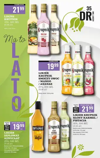Biedronka Wódka Krupnik Malina oferta