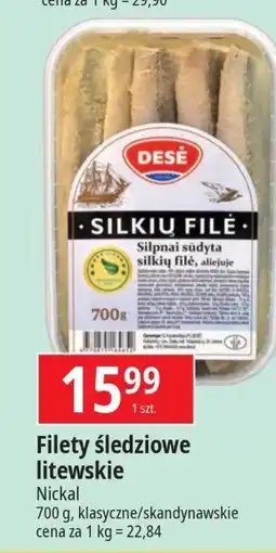 E.Leclerc Filety śledziowe litewskie Dese oferta