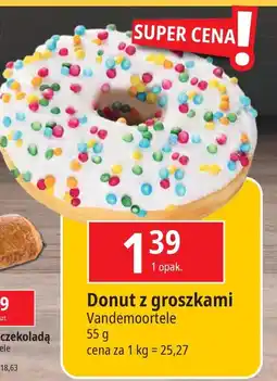 E.Leclerc Donut z groszkami Vandemoortele oferta