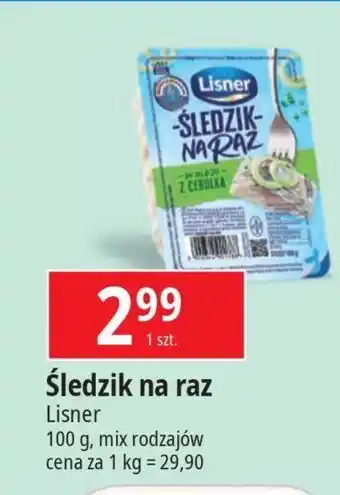 E.Leclerc Z cebulką Lisner śledzik na raz oferta